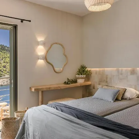 Assos Seaview 2 Bedrooms Private Pool Palatsina ヴィラ *
