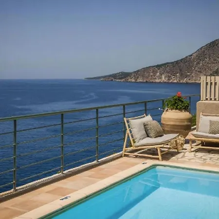 Extraordinary Kefalonia Lavi 2 Bedrooms Seafornt Spectacular Sea Views Private Outdoor Pool Assos *