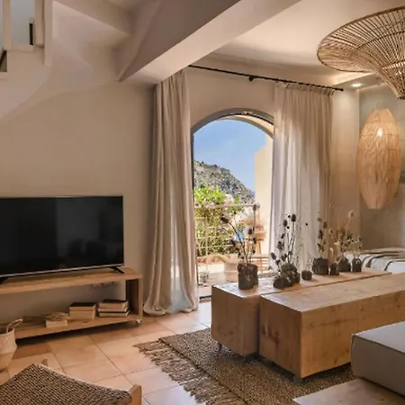 Assos Seaview 2 Bedrooms Private Pool Palatsina ヴィラ *