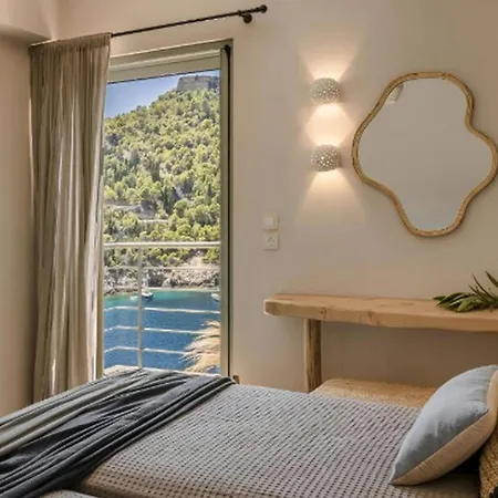 Extraordinary Kefalonia Lavi 2 Bedrooms Seafornt Spectacular Sea Views Private Outdoor Pool Assos Villa Asos